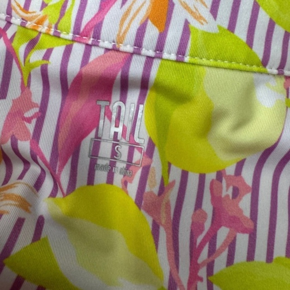 Tail Activewear Women's Citrus Print Short Sleeve Golf Dress Size S - Picture 3 of 7